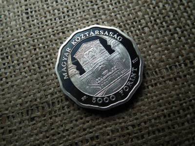 Ezüst 5000 forint, 2007, Debreceni templom