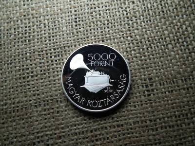Ezüst 5000 forint, 2007, Kodály Zoltán, PP