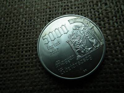 Ezüst 5000 forint, 2007, Szent Erzsébet, BU
