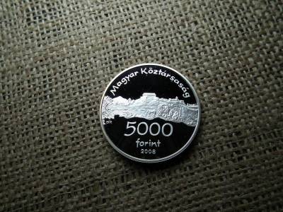 Ezüst 5000 forint, 2008, Siklósi Vár, PP