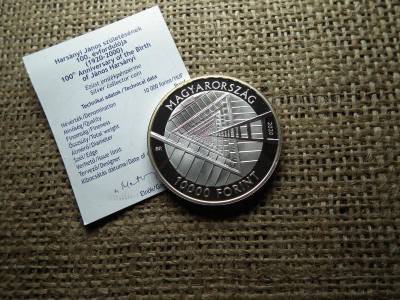 Ezüst 10000 forint 2020, Harsányi, PP