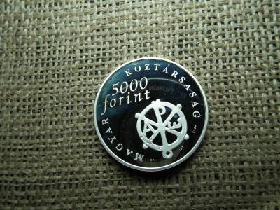 Ezüst 5000 forint, 2004, Pécsi