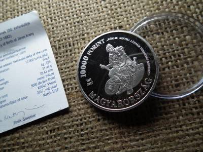 Ezüst 10000 forint, 2017, Arany János