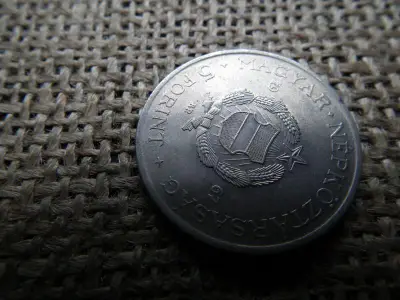 5 forintos érme, 1967, ritka sugaras verdehibás