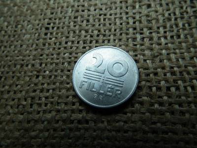 20 fillér, 1968, magyar érme