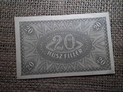 20 fillér bankjegy, 1920, 1