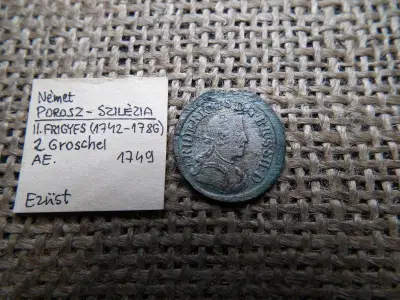 Német Államok Szilézia 2 Groschel, 1749 AHE
