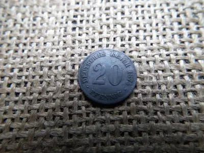 Birodalmi 20 pfennig bankjegy, 1875, G