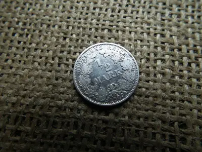 Birodalmi 1/2 márka bankjegy, 1909 D