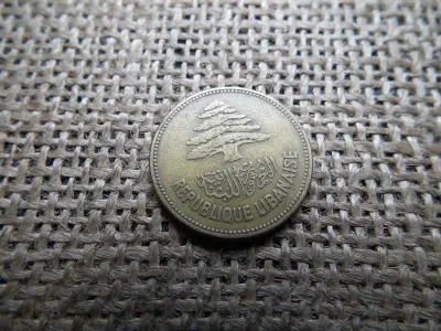 Libanon 25 piastres, 1952, papírpénz