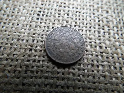 Hollandia 1 cent bankjegy, 1924, ritka