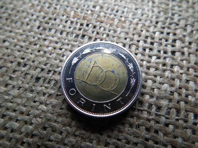 100 forintos érme, 1997, BU, bicolor