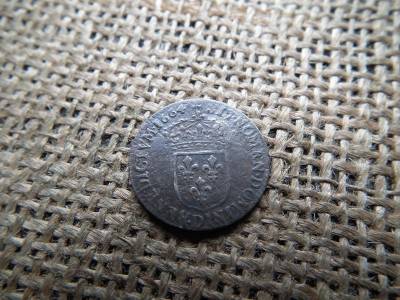 Franciaország, 1/12 ecu, 1664 D, ezüst