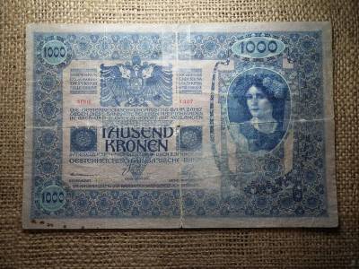 1000 korona, 1902, Magyarország, felülbélyegzés