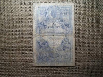 1 forintos bankjegy, 1888, gyenge állapot