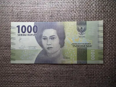 Indonézia 1000 rupiah, 2016, hajtatlan