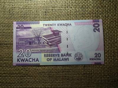 Malawi 20 Kwacha, 2015, hajtatlan