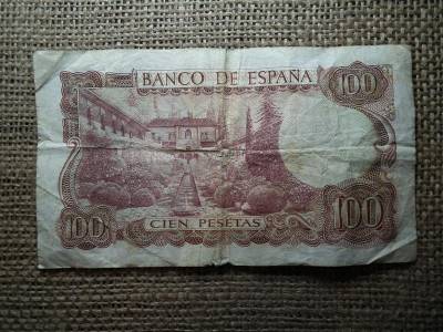 Spanyolország 100 pesetas, 1970