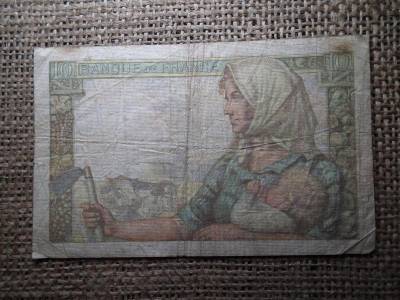 Franciaország 10 francs, 1942, frank