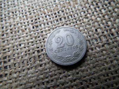 Argentína 20 centavos, 1907