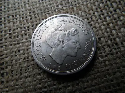 Dánia 5 korona, 1974, kroner