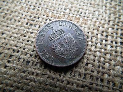 Porosz 3 pfennig érme, 1868 B