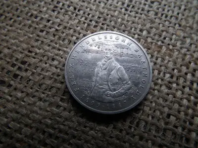 Németország, 5 márka, 1984 J