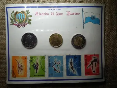 San Marino 100, 200, 500 Lire Bliszter, líra