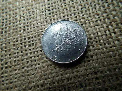 Vatikán 50 lire, 1971, líra