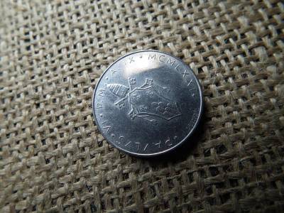Vatikán 50 lire, 1971, líra