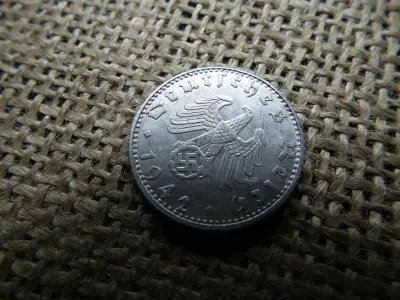 Németország, 50 Pfennig, 1942, E