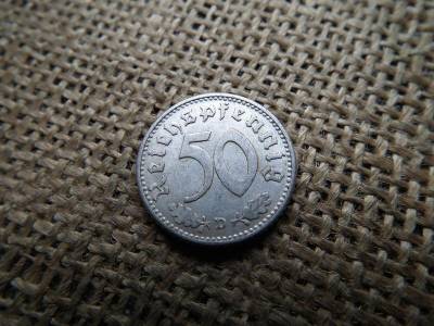 Németország, 50 pfennig, 1943 D