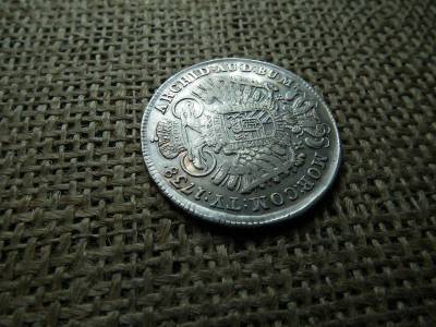 Károly, 1/2 tallér, 1738 KB, ezüst, nagyon szép