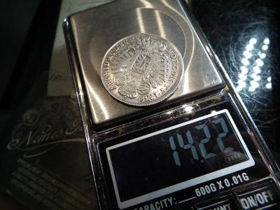 Károly, 1/2 tallér, 1738 KB, ezüst, nagyon szép