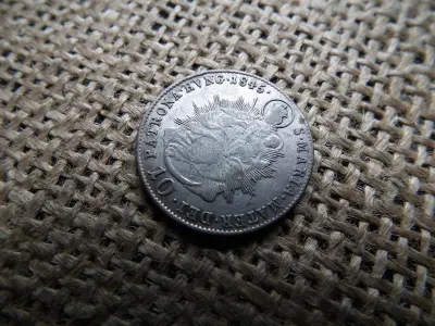Ferdinánd 10 krajcár, 1845 B, ezüst