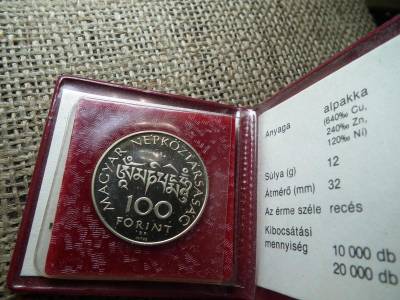 100 forintos érme, 1984, Tokos PP