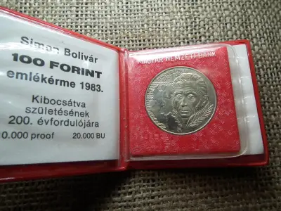 100 forintos érme, 1983, Tokos, BU