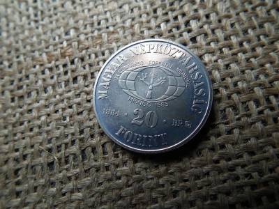 20 forintos érme, 1984, FAO, BU