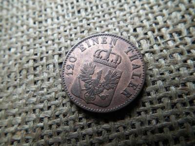 3 Pfennig érme, 1851 A, Pfenninge