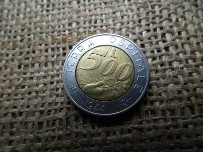 San Marino 500 líra, 1991, vendégszerető föld
