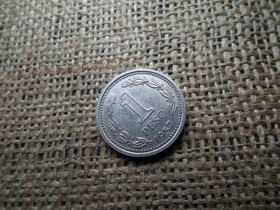 Argentína 1 peso, 1957
