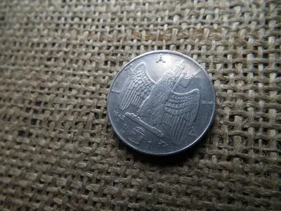 Olaszország 1 lira, 1942, lire