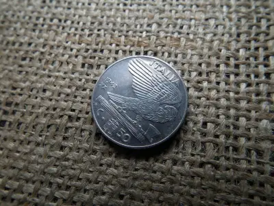 Olaszország 50 Centesimi, 1942, fémpénz