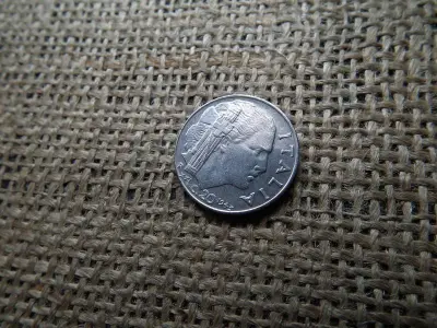 Olaszország 20 centesimi érme, 1943