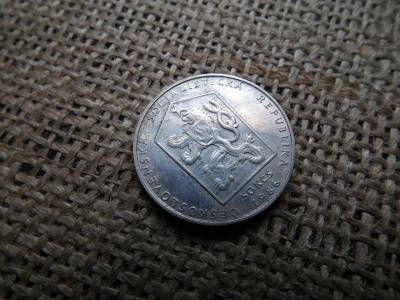 Csehszlovákia 50 korona, 1986, ezüst