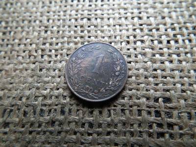 Hollandia 1 cent, 1902