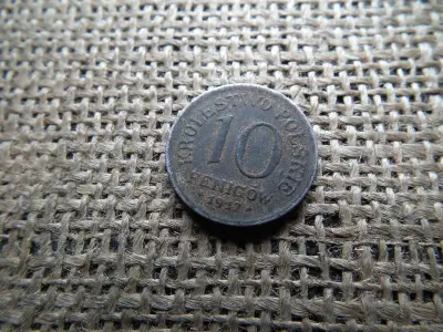 Lengyelország 10 pfennig, 1917, FF
