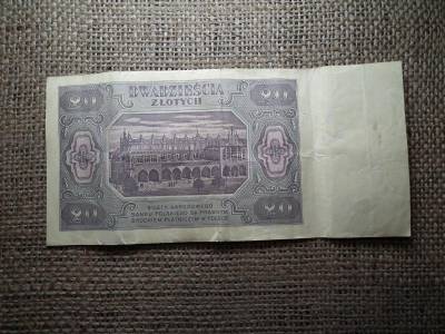 Lengyelország 20 zlotych, 1948