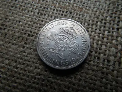 Ezüst 2 shilling, 1940, VI. György