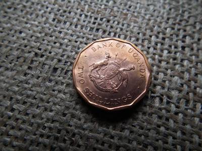 Uganda 2 shilling, 1987, fémpénz